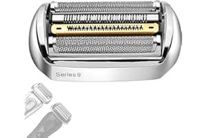 LACKYORK Elektrischer Scherkopf für Braun Serie 9,92S Kompatibel Mit Braun Series 9 Scherkopf,Silbrig Series 9 Elektrorasierkopf Ersatzteil geeignet，Ersatzklingen Folienkopf Zubehör für Rasierapparate (92S)