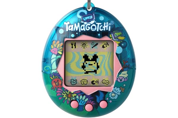 Bandai - Tamagotchi - Tamagotchi Original - Océan - Animal électronique virtuel avec écran Couleur, 3 Boutons et Jeux - Jouet Animal interactif en Français - Jouet Enfant 8 Ans et + - 42979
