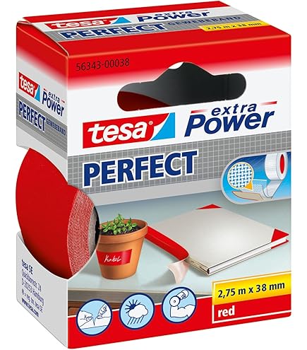 Tesa Band 4651 Premium Powerful Woven Tape Various Widths And Colours