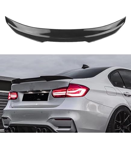 AMENAS Auto Kofferraum Heck Spoiler für Dacia Spring Electric 2022 2023, Spoiler Heckspoiler Heckflügel Car Tuning Accessories,B