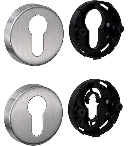 Thirard Borchia Rosetta In Ottone Per Cilindro Europeo - Finitura Per Serrature A Profilo Yale - Foto 8