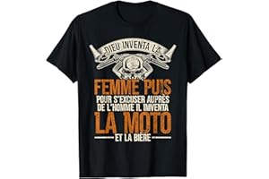 CADEAUX MOTO HOMMES & TEE SHIRT MOTO FEMMES T-shirt Motard Homme Moto Cadeau Motorcycle Motards T-Shirt