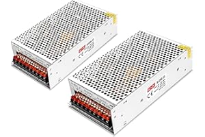 ‎LEDMO LEDMO 2 Stücke 12V 20A Netzteil Adapter Transformator für LED Streifen Lichter, AC/DC Schaltnetzteil, Schaltwandler AC 100 V / 240 V-DC-12V Power Supply Schaltmodus 20A Leistungswandler 240W