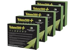 500COSMETICS Aumento de esperma - 5 Volume500: Pastillas para aumentar la cantidad de esperma