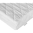 Feature Home Large Hypoallergenic Cot Bed Mattress 160 x 70 x 7.5cm - Suitable for Toddlers, Fits Main Brands - Quality Cover, Fire Safe, UK Manufactured