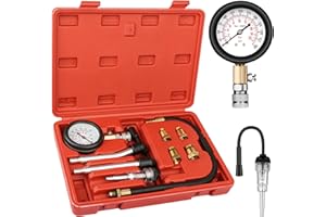 moveland Compressionsstester - Compresor de gasolina para medición rápida y precisa del motor, adaptador de medidor de compresión M10 M12 M14 M18 medición 0-20 bar o 0-300 PSI con probador de bujías