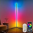 DeeprBling Smart LED Floor Lamp, 165cm, 16 Million Colour Changing Standing RGB Corner Light with Music Sync, Remote & App Control, DIY Mode & Timing, Modern Mood Lighting for Living Room