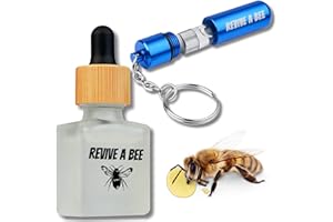 Revive a Bee Gift Box 1 x Bee Revival Kit Keyrings 1x Refill Bottle & Plantable Seed Paper
