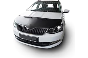 AUTO-BRA AB-00817 Car Bra Compatible with Skoda Fabia 3 III Type NJ 2014-2021 Hood Bra Stone Chip Protection Tuning Bonnet Bra