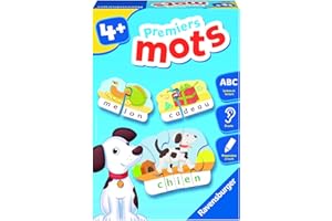 Ravensburger - Jeu Educatif - Premiers mots - Préparation à la lecture - Apprentissage ludique des lettres et des syllabes - A partir de 4 ans - 24047