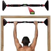 Wall Mounted Pull Up Bar for Home Workout | No-Screw Installation | Anti-Skid Grip for Pull-Ups, Chin-Ups, Push-Ups, Sit-Ups,