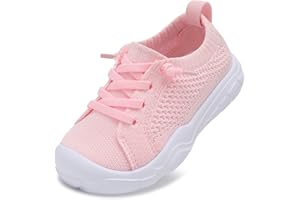 JIASUQI Toddler Shoes Boys Girls Breathable Trainers Kids Barefoot Sneakers Slip on Athletic Shoes