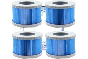 Xcehsep Ersatz Filter für Mspa Whirlpools, Filterkartuschen für heiße U-Boote und Spas, Filter für Mspa Whirlpools für aufblasbare Pools - Mspa Wasserfilter Modelle ab 2020 (4 Stück)