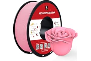 ACTIVEME Filamento per stampante 3D PETG+, filamento PETG+ 1,75 mm, precisione dimensionale +/- 0,02 mm, bobina da 1 kg di filamento per stampanti 3D,Rosa