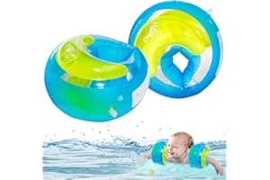 Asfrode Skrzydełka do pływania dla dzieci w wieku 3-14 lat, pomoc w pływaniu dla początkujących, zalecana waga 18-38 kg, kolor niebieski