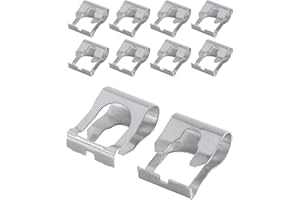 Flaconi 10PCS Car Wiper Arm Linkage Clips,Windshield Wiper Linkage Repair Kit,Windshield Connecting Rod Repair Fixing Clip,Wiper Arm Clip,Suitable for a Variety of Different Cars,Minivans,Trucks,RVs