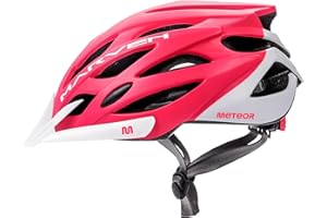 Meteor - MARVEN Cycle Helmet – Lightweight Adjustable Helmet for Men, Women, Kids – MTB, Bike, Scooter, Skateboard & Hoverboard – Breathable with Detachable Visor - Size