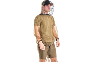 Coghlan's Insektsjacka – mygg- och insektsskydd, unisex, ultrafin mesh, andningsbar, lätt, justerbar passform, för camping, vandring, fiske och utomhusaktiviteter