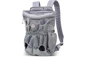 PETCUTE Mochilas portaperros para Llevar Gatos Perros Mochila Portaperro Pequeños Bolsa para Caminatas Viajes Portátil Seguro