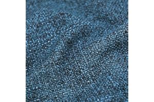 DESHOME Penelope - Tessuto al Metro Idrorepellente stoffa resistente per divani, cuscini, tappezzeria (Blu azzurro, 1 metro)