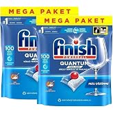Finish Quantum &Ouml;zel Seri 200 Kaps&uuml;l Bulaşık Makinesi Deterjanı Tableti (2 x 100 Kaps&uuml;l)