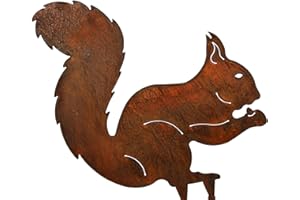 Bornhöft Decorazione da giardino in metallo arrugginito (32 cm)