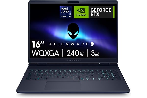 Alienware 16x Aurora PC Portable Gaming AC16251-16" WQXGA 240Hz G-Sync, Intel Core Ultra 9 275HX Series 2, NVIDIA GeForce RTX 5070, 32Go RAM, 1To SSD, Windows 11 Home, Clavier RGB AlienFX Azerty