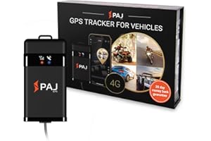 PAJ GPS PAJ VEHICLE FINDER 4G 2.0 - GPS Tracker for Cars and Other Vehicles - Direct Connection to Battery - UK & Worldwide Real Time Tracking, Route Memory System and Alarms - Total Wire Length 2m