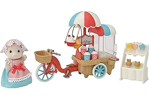 Sylvanian Families Popcorn Delivery Trike - domek dla lalek, zestaw do zabawy, wielokolorowy