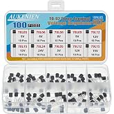 AUKENIEN 10 Values 100 Pieces 78L05 78L06 78L08 78L09 78L12 78L15 78L24 79L05 79L12 79L15 TO-92 Three Terminal Voltage Regula