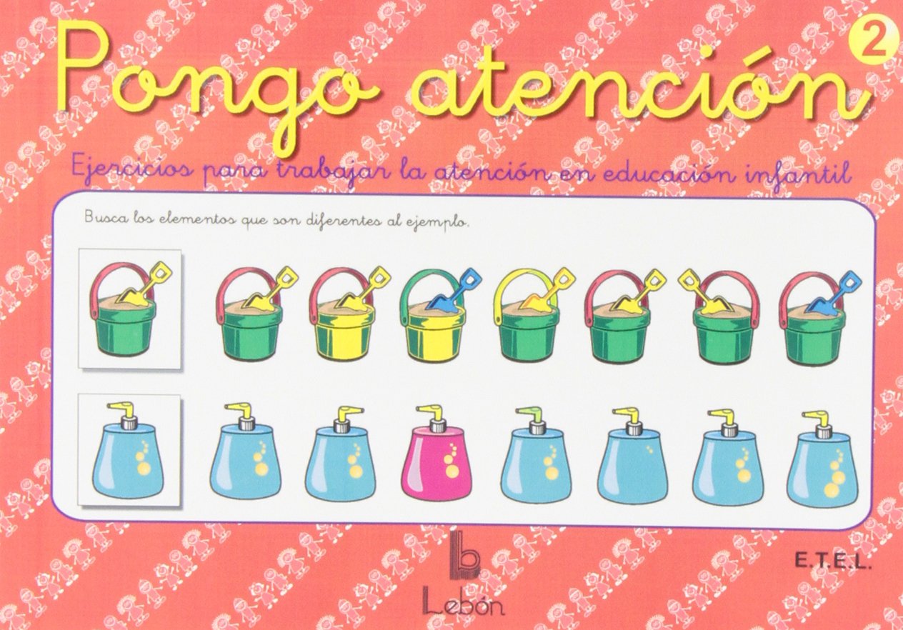 Pongo atención, Educación Infantil. Ejercicios 2
