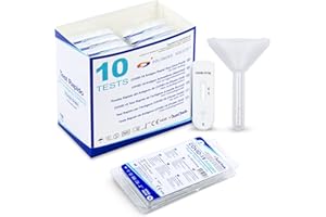 POLONORD ADESTE Adeste – 10 x 1er Corona Schnelltest für Zuhause COVID 19 Antigen Rapid Test (Speichel) Selbsttest. Geprüft für neuen 2024-Varianten. Sensibilität 100% bei hoher Viruslast