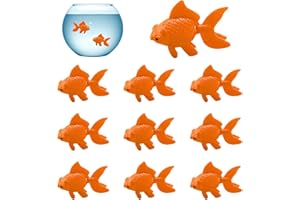 TUONYIS 10 Pezzi Pesci Artificiali per Acquario, Artificiali in Movimento in plastica Artificiali Galleggianti Decorazioni per Acquario Pesci Pesci galleggianti Pesci Finti in Plastica Piccoli Pesci (