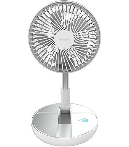 Ventilatore Oscillante Ricaricabile A Energia Solare - 3 Velocità, Pieghevole | Per Interni Ed Esterni - Foto 2