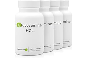ANASTORE GLUCOSAMINA HCL * PACK 3+1 GRATIS * 500 mg / 240 capsule * Antinfiammatorio, Articolazioni (infiammazione) * 100% soddisfatti o rimborsati * Fabbricato in Francia