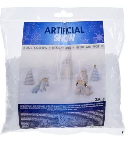 Fiocchi Di Neve Finti 200g - Decorazione Natalizia Invernale Per Alberi E Ambienti