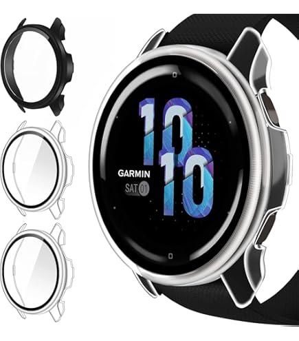 3 Pz Vetro Temperato Per Garmin Vivoactive 4/4S – Protezione Schermo 9H
