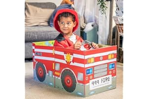 Convertible Fire Engine – Great Value Sit In Fire Engine, Interactive Playmat & Fun Storybook: Three toddler-friendly activities in one fold-out pack: ... interactive playmat and engaging story!