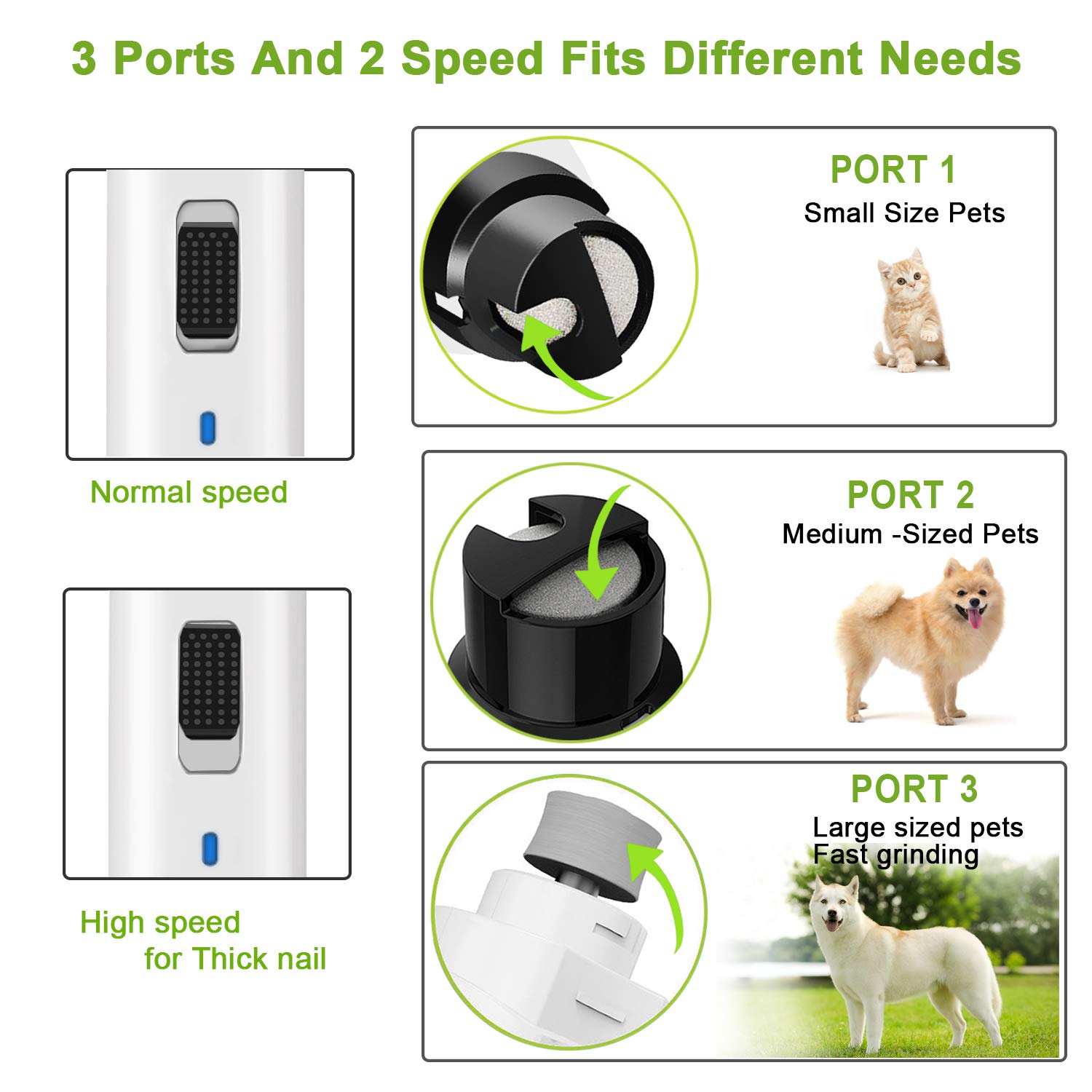 Kriogor-Lime--Ongle-pour-Chien-Chat-Coupe-Ongle-Chien-lectrique-sans-Fil-avec-2-Vitesses-USB-Chargeur-et-Professionnel-Soin-des-Ongles