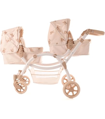 Bayer Chic 2000 - Tweeling Poppenwagen vario Jeans Grey Bayer Chic 2000 - Tweeling Poppenwagen vario Jeans Grey