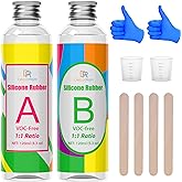 Siliconic Mould Making Kit - Clearcast Translucent Silicone for Silicone Mould & Resin Casting, DIY Craft, 10.6oz/240ml