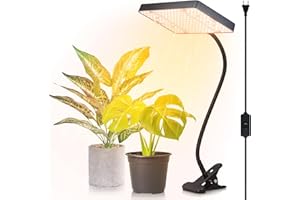 FRGROW Pflanzenlampe LED Vollspektrum, Pflanzenlicht für Zimmerpflanzen, UV-IR Vollspektrum Pflanzenleuchte 200W, Grow Lampe 208 LEDs, Wachstumslampe für Pflanzen, Daisy Chain Euro Stecker