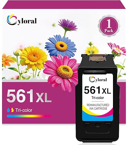 COLORETTO CL-561XL (1 Farbe) Ersatz-Tintenpatrone für Wiederaufbereitete Druckerpatronen für Canon CL-561 XL zur Verwendung mit Pixma TS5350 TS7450 TS5351 TS5352 TS5353 TS7451 Multipack