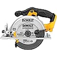 DEWALT 20V MAX Circular Saw, 6-1/2-Inch Blade, 460 MWO Engine, 0-50 Degree Bevel Capability, Bare Tool Only (DCS391B)