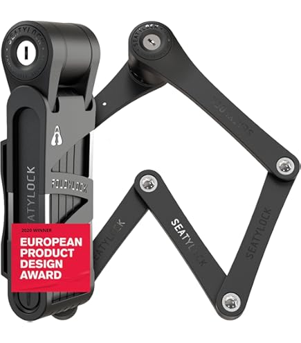 Kingsea Faltbares Fahrradschloss | Stahlkette, 4-stelliges Zahlenschloss |  Mit Halterung Fr MTB, Rennrad, BMX