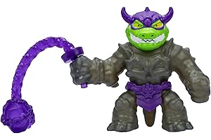Heroes of Goo Jit Zu Stretch Strikers Deluxe Hero Pack Rock Jaw, Stretchy Action Figure with 20+ Awesome Battle Sounds