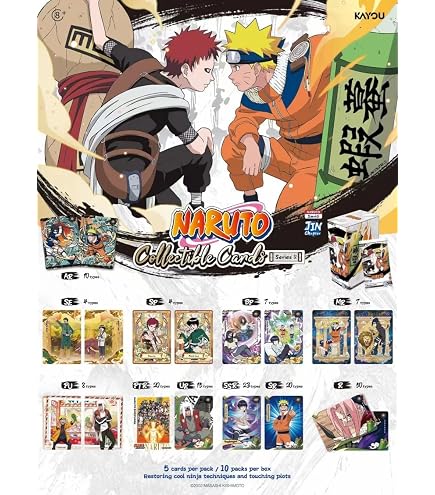 KAYOU Naruto Smriti Collectible Card Chapter Jin English Series 3