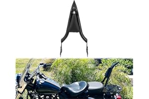 HCmotorku Sissy Bar Dossier passager arrière avec coussin amovible pour Harley Touring Road King Street Glide Road Glide Electra Glide 1997-2008 Noir