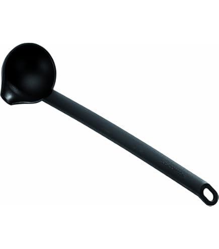 Mestolo Per Zuppa Lacor - Nylon E Acciaio Inox - Nero - Resistente Fino A 210°C - Foto 9