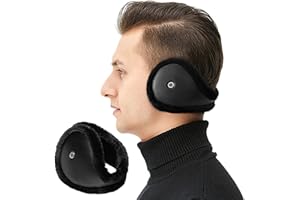 LdawyDE Ohrenwärmer Herren, Verstellbar Ohrenschützer Winter PlüschWarme Ohrwärme Erwachsene Back-Wear Ohrwärmer, Windschutzvorrichtungen Regensicher äußere Schicht